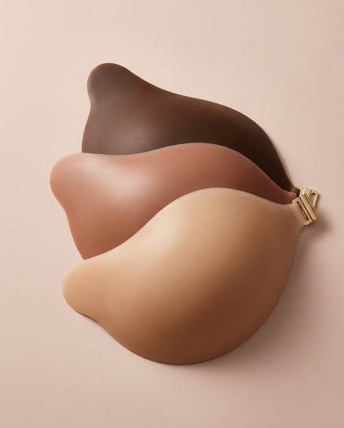 Ada Invisible Lift Adhesive Bra Cups - Caramel
